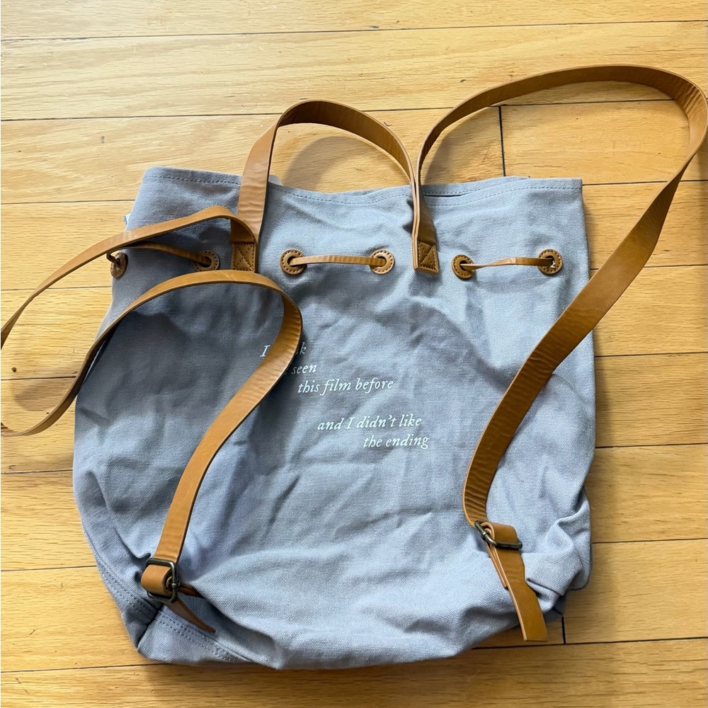 Official Taylor Swift Folklore Exile Lyrics ft Bon Iver Drawstring Backpack Bag - Picture 3 of 6